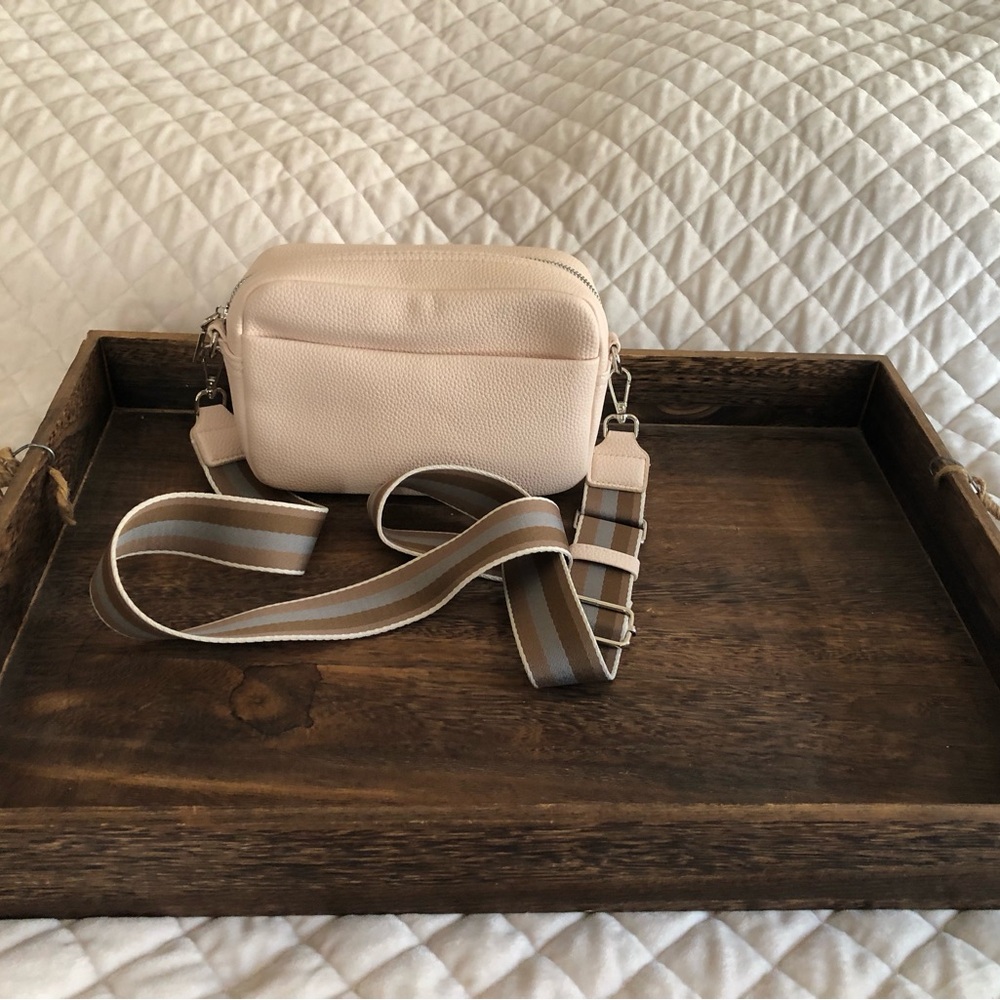 Elegant Cream Crossbody Bag